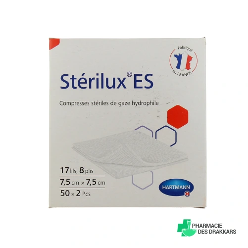 Sterilux ES Compresses Stériles - Vue 360°