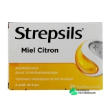Strepsils pastilles miel citron - Vue 360°