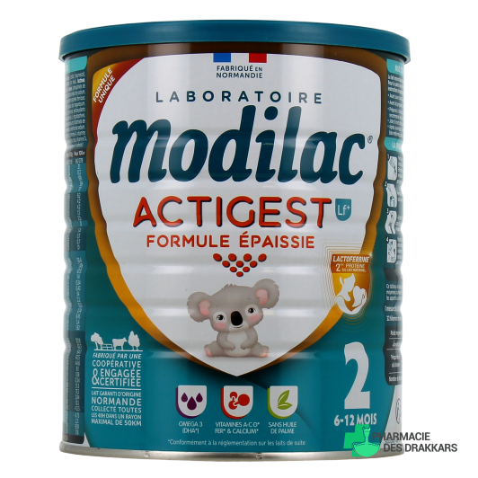 Modilac Actigest LF+ 2 Formule épaissie Lait 2ème âge