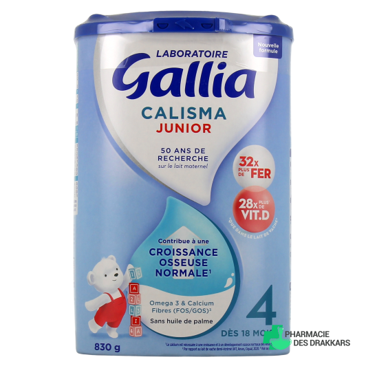 Gallia Calisma 4 Junior Lait 4ème âge