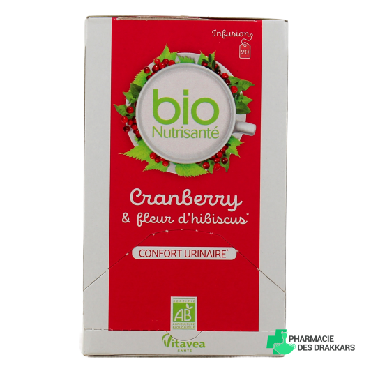 Nutrisanté Infusion Cranberry & Fleur d'Hibiscus Bio