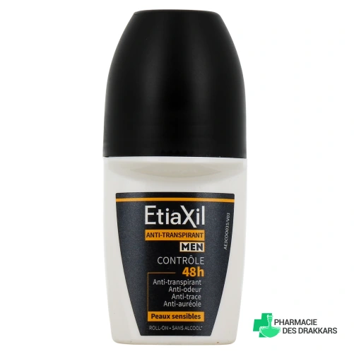 Etiaxil Déodorant Men Anti-Transpirant Contrôle 48h Roll-On