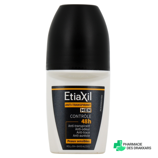 Etiaxil Déodorant Men Anti-Transpirant Contrôle 48h Roll-On