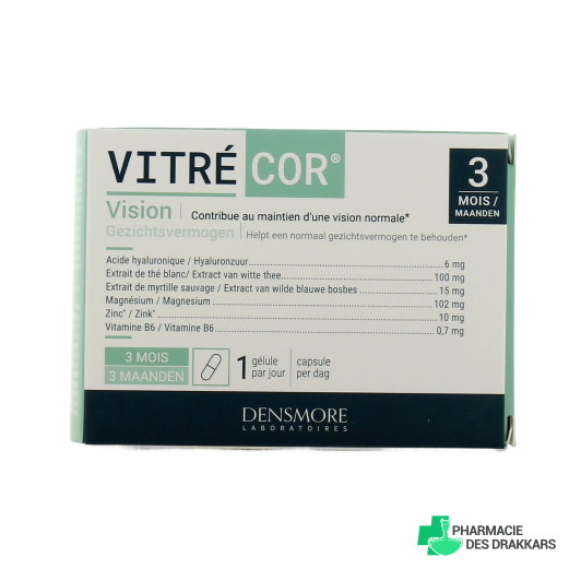 Vitrecor Boîte de 30 et 90 gélules