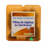 Sambucus Pâtes à sucer Adjuvant au traitement de la toux Boiron - Vue 360°