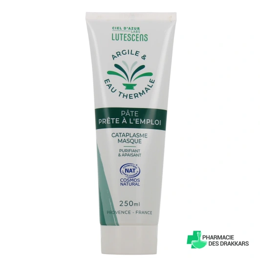 Lutescens Pâte Cataplasme Masque Bio