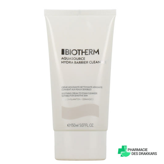 Biotherm Aquasource Crème Mousse Nettoyante Apaisante