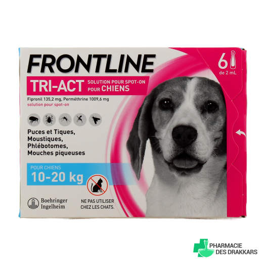 Frontline Tri-Act Chien Pipettes