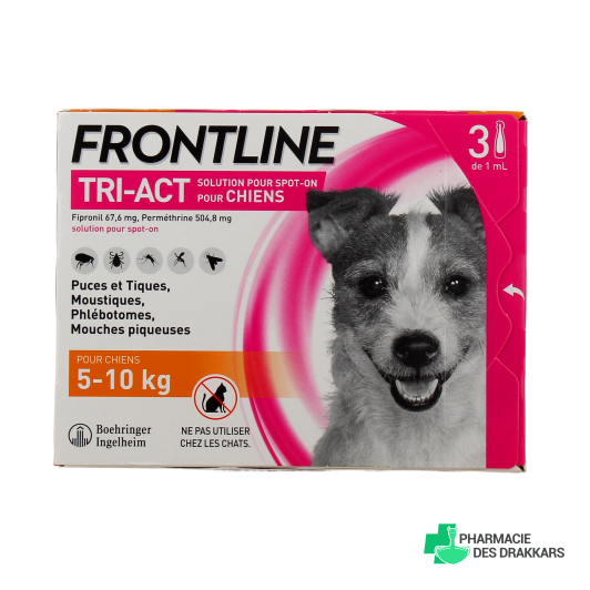 Frontline Tri-Act Chien Pipettes