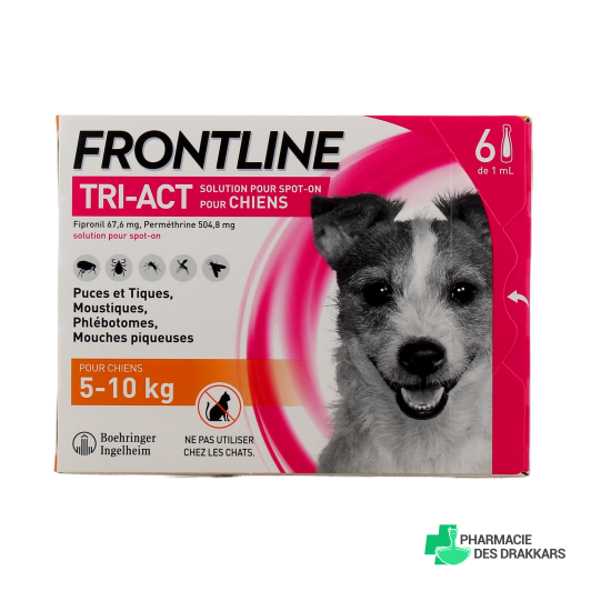 Frontline Tri-Act Chien Pipettes