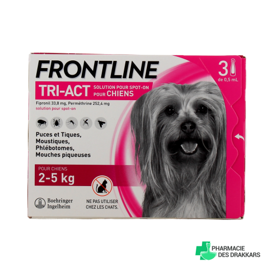 Frontline Tri-Act Chien Pipettes