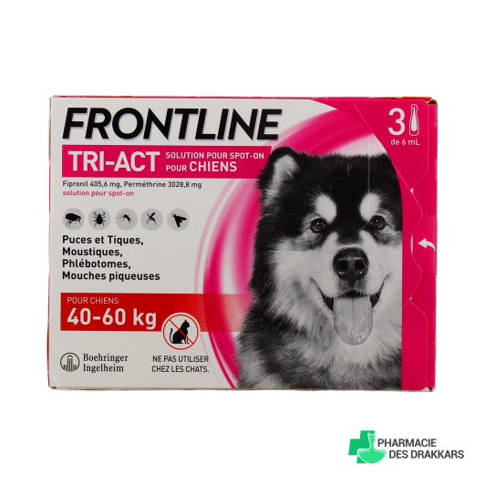 Frontline Tri-Act Chien Pipettes