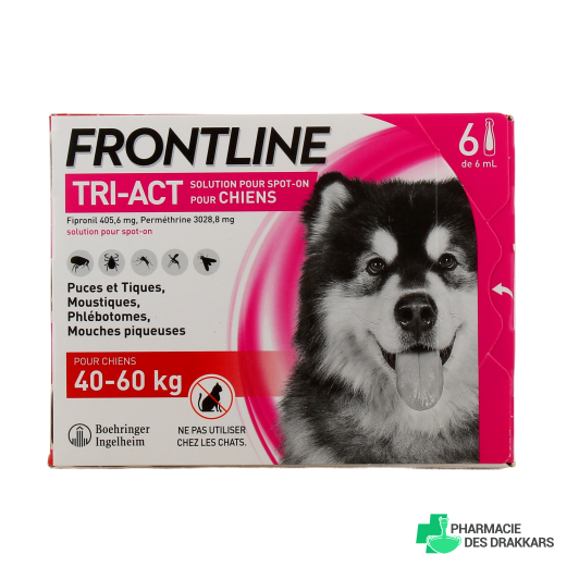 Frontline Tri-Act Chien Pipettes