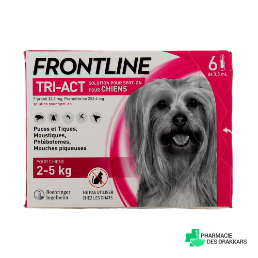 Frontline Tri-Act Chien Pipettes