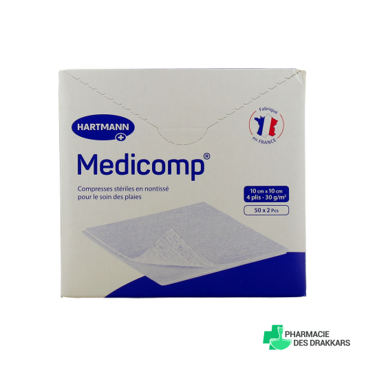 Hartmann Medicomp Compresses Non-Tissé Stériles