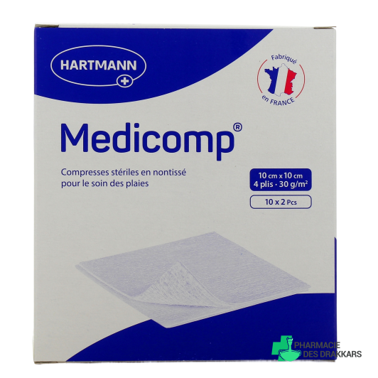 Hartmann Medicomp Compresses Non-Tissé Stériles