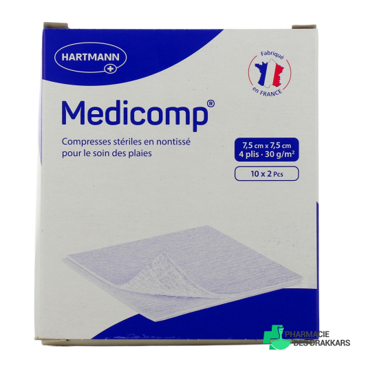 Hartmann Medicomp Compresses Non-Tissé Stériles