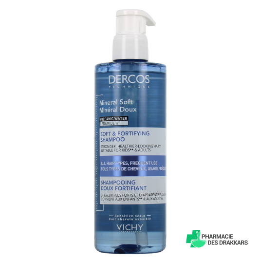 Dercos Shampooing Minéral Doux Fortifiant