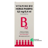 Horus Pharma Vitamine B12 Collyre 0,5 pour mille - Vue 360°
