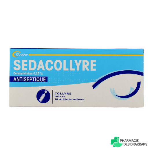 Sedacollyre Collyre Antiseptique