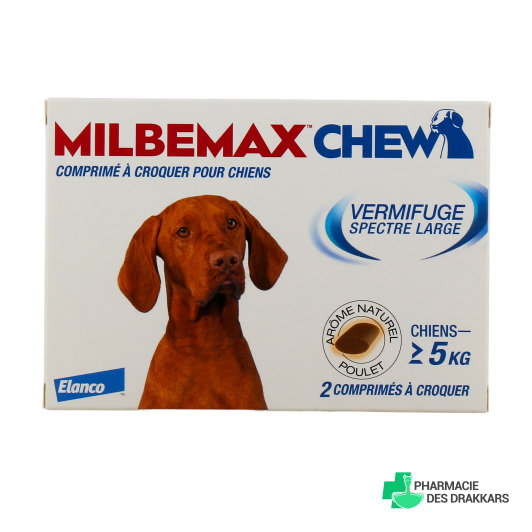 Milbemax Chew Vermifuge Chien à croquer