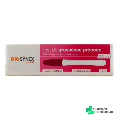Biosynex Test de Grossesse Précoce 8 Jours