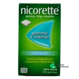 Nicorette gommes 2 mg sans sucre - Vue 360°
