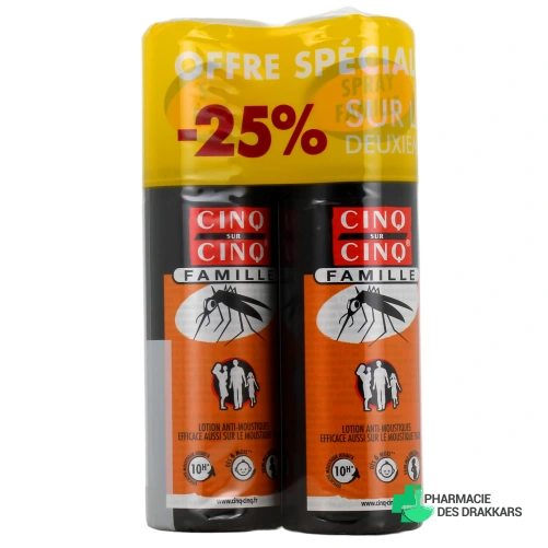 Cinq sur Cinq Famille Lotion anti-moustiques