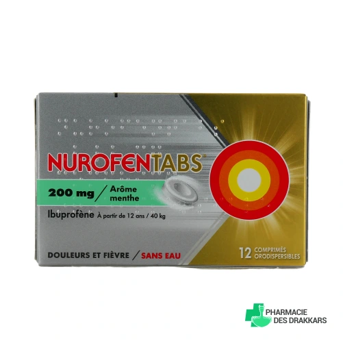 NurofenTabs Ibuprofène 200 mg