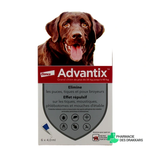 Bayer Advantix Chien Anti-Parasites