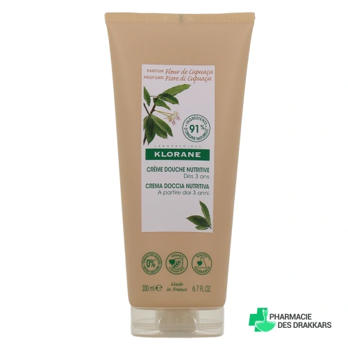 Klorane Crème Douche Nutritive au Cupuaçu Bio