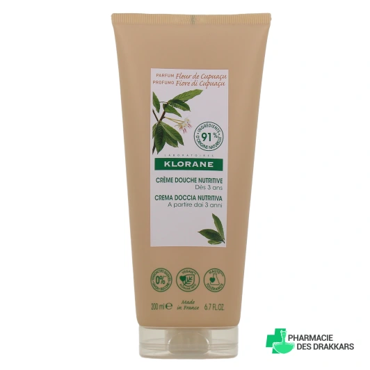 Klorane Crème Douche Nutritive au Cupuaçu Bio