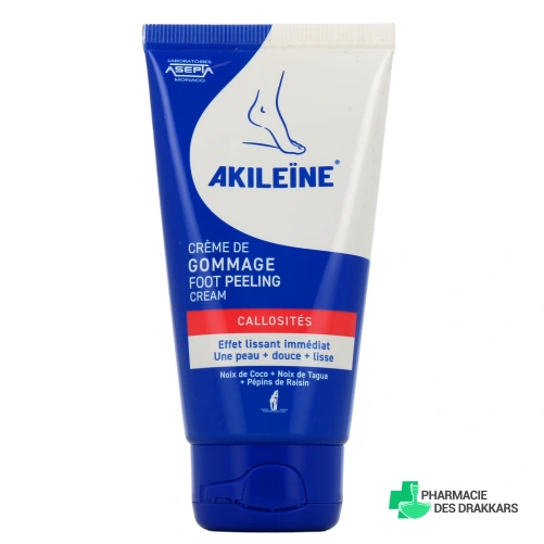 Akileïne Crème de gommage pieds très secs