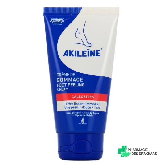 Akileïne Crème de gommage pieds très secs