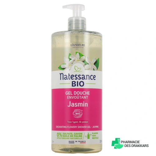 Natessance Gel douche Jasmin floral Bio
