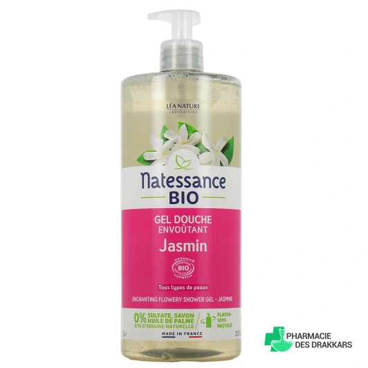 Natessance Gel douche Jasmin floral Bio