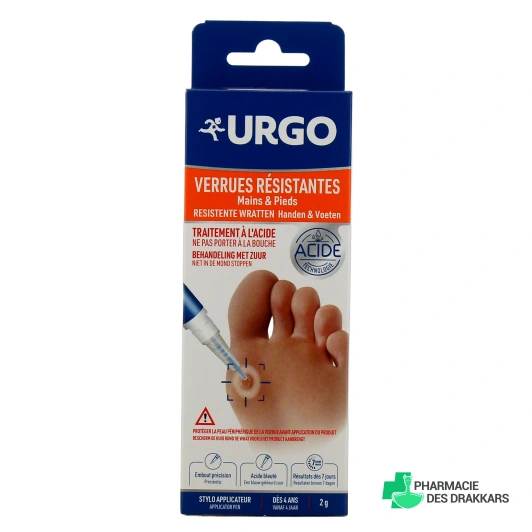 Urgo Verrues Résistantes Mains et Pieds Stylo