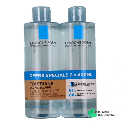 Toleriane Eau Micellaire Peaux Réactives