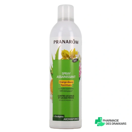 Pranarom Aromaforce Spray Assainissant Orange Douce Ravintsara Bio