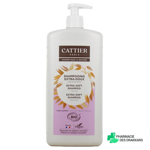 Cattier Shampooing Bio Extra-Doux Lait d'Avoine