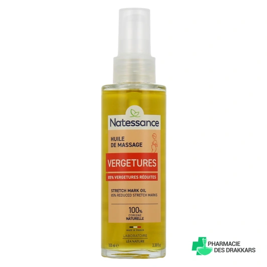 Natessance Huile de Massage Vergetures