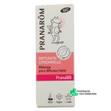 PranaBB Diffusion Citronnelle Anti Moustiques Bio - Vue 360°