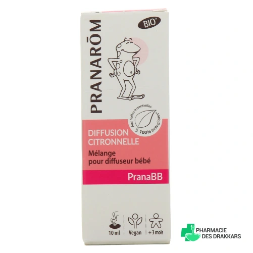 PranaBB Diffusion Citronnelle Anti Moustiques Bio