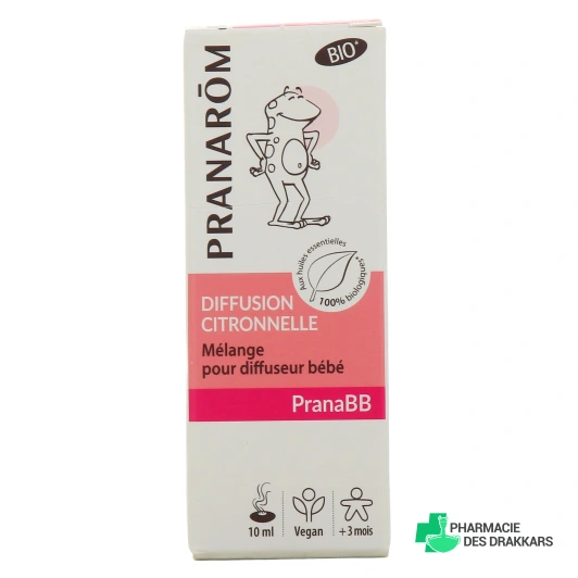 PranaBB Diffusion Citronnelle Anti Moustiques Bio
