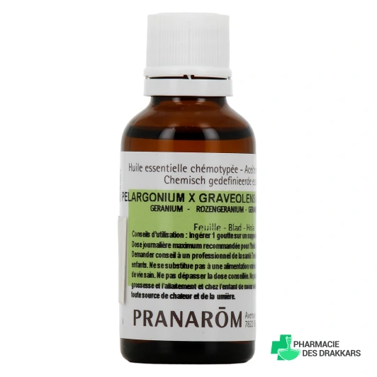 Pranarom Huile essentielle Géranium d'Egypte