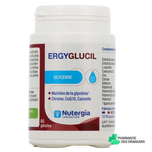 Nutergia Ergyglucil Glycémie