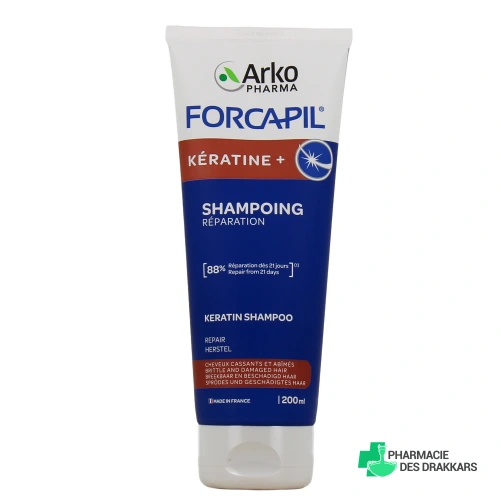 Forcapil Shampooing Réparation Kératine +