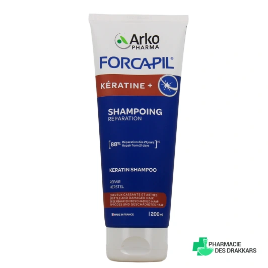 Forcapil Shampooing Réparation Kératine +