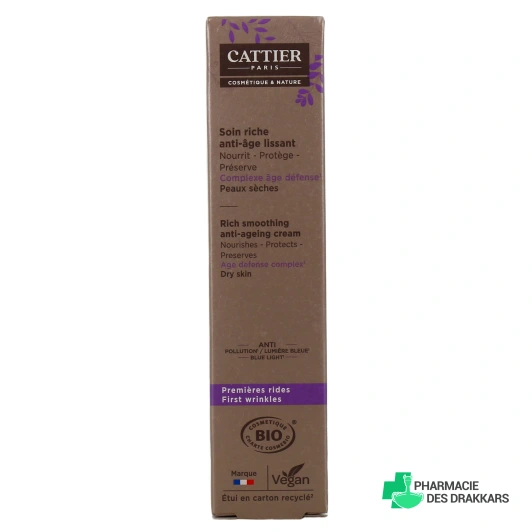 Cattier Soin Anti-Âge Lissant Bio