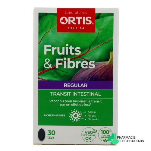 Ortis Fruits & Fibres Regular Transit Intestinal Comprimés